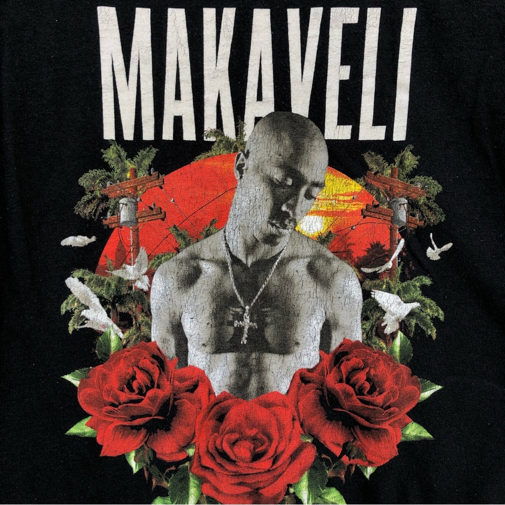 2PAC Tupac MAKAVELI Graphic Tee L